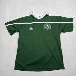 Select Rich Township Soccer Jersey Green White Number 4 Youth Small S Athletic